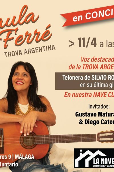 concierto Paula Ferré